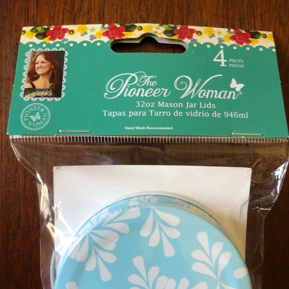 Cute Mason Jar Lids (4 lids for 32oz jars) - Picture 3 of 3